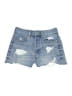 H&M 100% Cotton Blue Denim Shorts Size 4 - photo 1