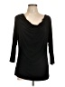 Deletta Black 3/4 Sleeve Top Size L - photo 1