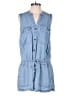 Mossimo Solid Blue Romper Size L - photo 1