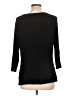 Deletta Black 3/4 Sleeve Top Size L - photo 2
