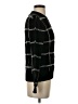 Aqua 100% Cashmere Checkered-gingham Black Cashmere Pullover Sweater Size XS - photo 4