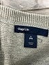 Gap Kids 100% Cotton Solid Silver Pullover Sweater Size 10 - photo 3