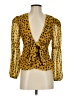 Lovers + Friends 100% Polyester Gold 3/4 Sleeve Blouse Size XS - photo 1