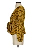 Lovers + Friends 100% Polyester Gold 3/4 Sleeve Blouse Size XS - photo 5