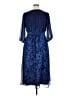 DKNY 100% Polyester Blue Cocktail Dress Size 16 - photo 2