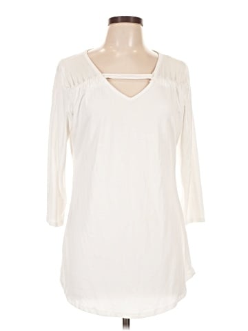 Zenergy by Chico's 3/4 Sleeve T-Shirt (view 1)