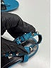 Balenciaga Blue Teal Leather Studded T-Strap Sandals Size EU 36 - photo 4