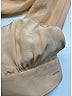 Moschino 100% Silk Color Block Orange Tan Long Sleeve Silk Top Size 12 - photo 7
