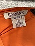 Roaman's 100% Polyester Orange Sleeveless Blouse Size 28 - photo 7