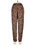 Simplee Animal Print Brown Casual Pants Size M - photo 2