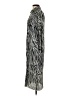 Collective Concepts 100% Polyester Animal Print Silver Casual Dress Size S - photo 5