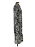 Collective Concepts 100% Polyester Animal Print Silver Casual Dress Size S - photo 4