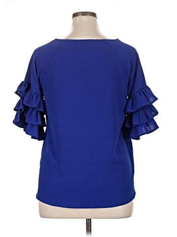 Umgee Short Sleeve Blouse (view 2)