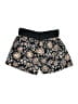 No Comment Floral Black Shorts Size 1X - photo 1