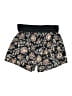 No Comment Floral Black Shorts Size 1X - photo 2