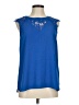 Brixon Ivy 100% Polyester Blue Sleeveless Blouse Size M - photo 1