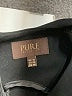 Pure Collection Solid Black Cocktail Dress Size 4 - photo 7