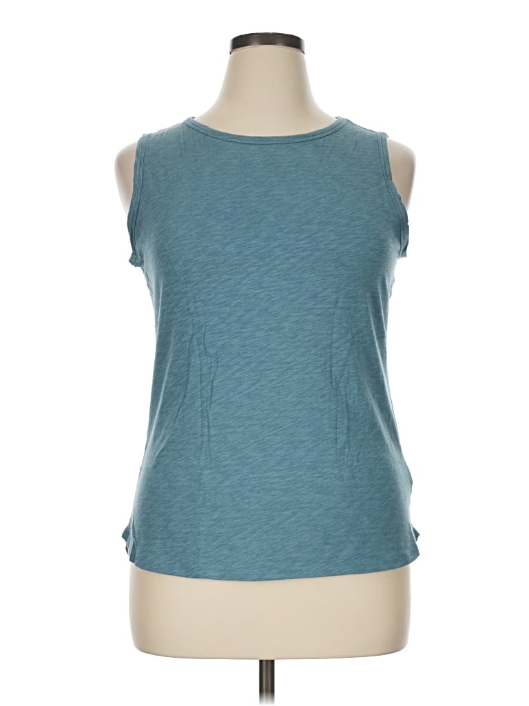 Pre-owned Max Studio Sleeveless T-shirt In Teal