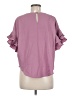 Haute Monde 100% Polyester Pink Short Sleeve Top Size M - photo 2