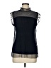 Chelsea28 100% Polyester Black Sleeveless Blouse Size M - photo 1