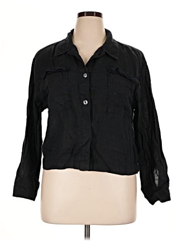 Rachel Zoe TJX 3/4 Sleeve Button-Down Shirt (view 1)