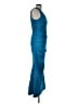 Alex Evenings Blue Cocktail Dress Size 12 Petite - photo 4
