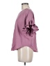 Haute Monde 100% Polyester Pink Short Sleeve Top Size M - photo 5
