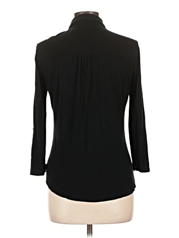 Eyeshadow 3/4 Sleeve Button-Down Shirt (view 2)