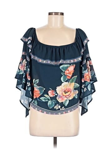 Jealous Tomato 3/4 Sleeve Blouse (view 1)