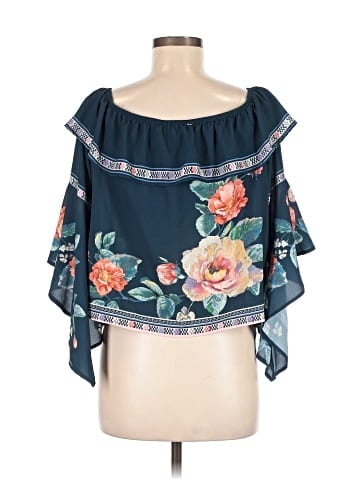 Jealous Tomato 3/4 Sleeve Blouse (view 2)