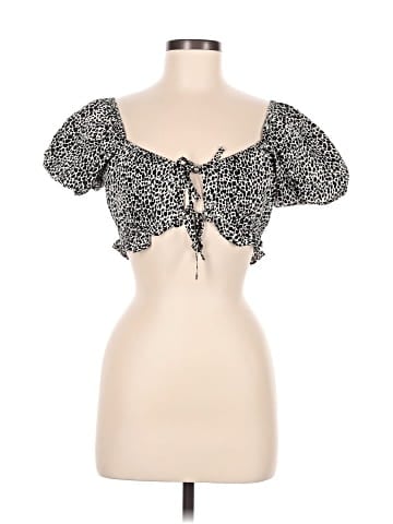 Topshop Short Sleeve Blouse (view 1)