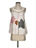 Floreat 100% Rayon Ivory Sleeveless Blouse Size 4 - photo 1