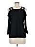 Perseption Concept Black 3/4 Sleeve Top Size M - photo 2