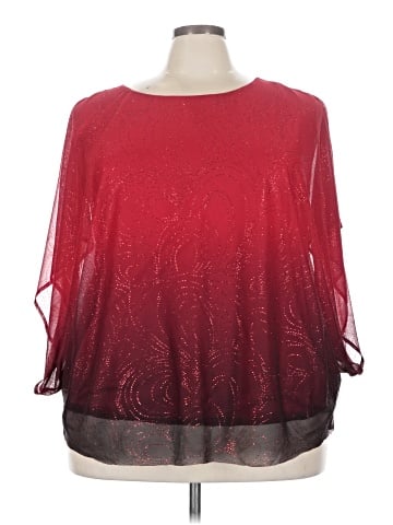 Sara Michelle 3/4 Sleeve Blouse (view 1)