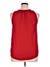 Lily White 100% Polyester Red Sleeveless Blouse Size XL - photo 2