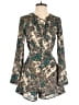 Sun & Shadow 100% Polyester Green Romper Size XS - photo 1