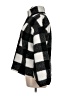 Ann Taylor LOFT 100% Polyester Checkered-gingham Black Fleece Size L - photo 5