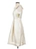 Alfred Sung 100% Polyester Solid Ivory Cocktail Dress Size 2 - photo 5