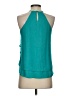 Parker 100% Silk Teal Sleeveless Silk Top Size XS - photo 2