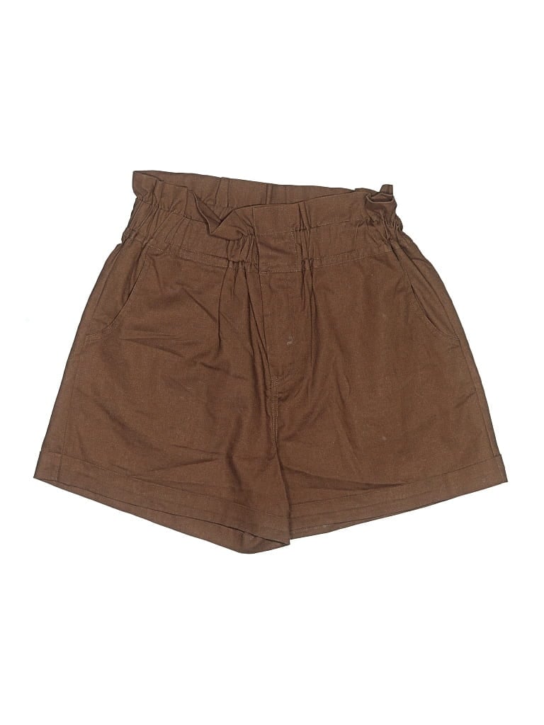 Pre-owned Opt Khaki Shorts In Brown
