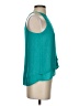 Parker 100% Silk Teal Sleeveless Silk Top Size XS - photo 4