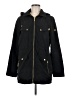 MICHAEL Michael Kors 100% Polyester Solid Black Raincoat Size M - photo 1