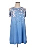 Emery Rose Blue Casual Dress Size 0X - photo 1