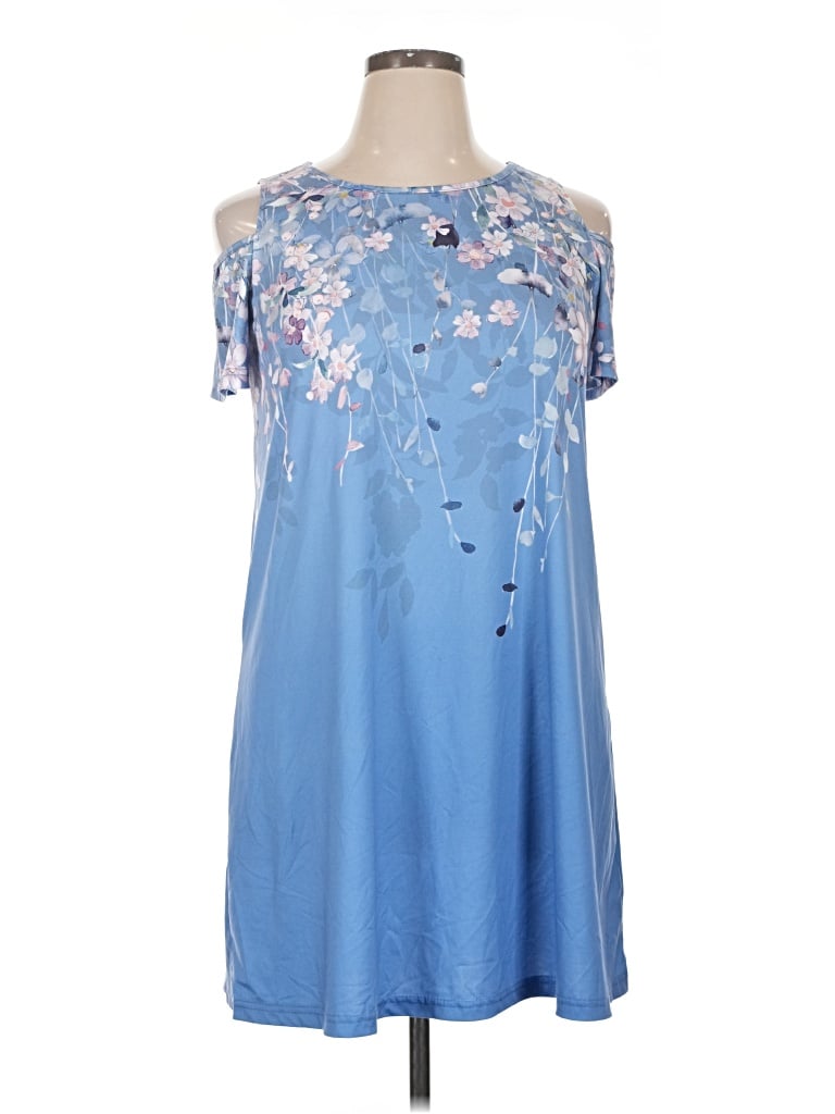 Pre-owned Emery Rose Casual Dress In Blue