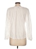 Gap 100% Cotton White Long Sleeve Blouse Size Lg Petite - photo 2
