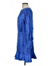 Intermix 100% Silk Blue Cocktail Dress Size 12 - photo 5