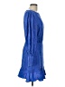 Intermix 100% Silk Blue Cocktail Dress Size 12 - photo 4