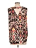 a.n.a. A New Approach 100% Polyester Brown Sleeveless Blouse Size L - photo 2