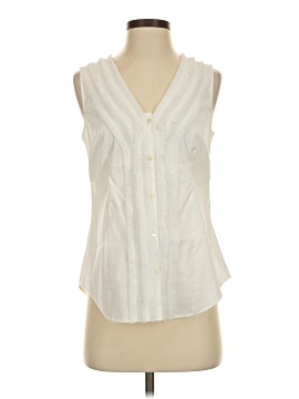 Ann Taylor Sleeveless Button Down Shirt