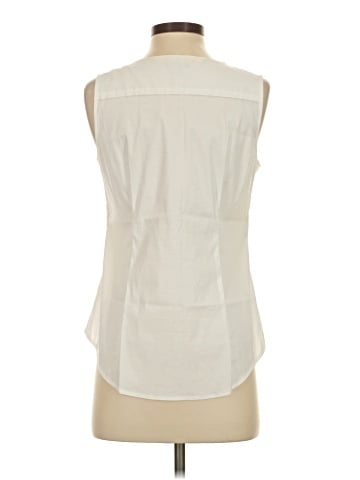 Ann Taylor Sleeveless Button-Down Shirt (view 2)
